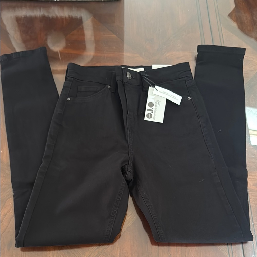 Topshop Black Skinny Jeans Stretchy Fit